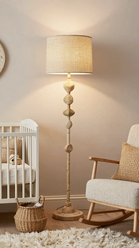 10 Nursery Floor Lamp Ideas for a Warm Soft Ambient Baby Room Light - 10. Recycled Materials: Eco-Conscious Choices 1