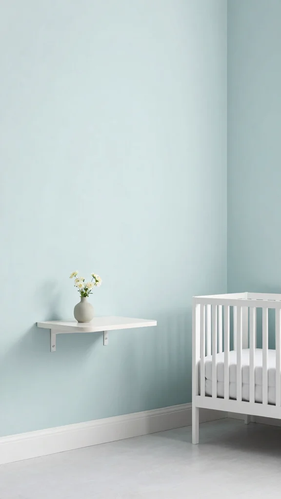 10 Nursery Side Table Ideas for a Functional Styled Glider Companion - 7. Floating Tables for Small Spaces 1