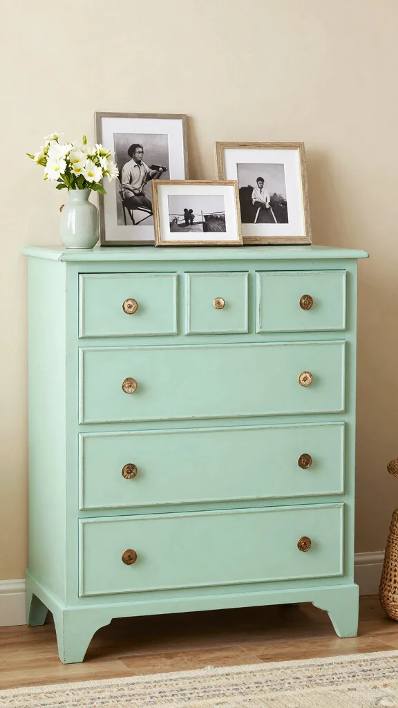 10 Vintage Storage Room Ideas for a Nostalgic Character-Rich Space - 3. Repurposed Vintage Furniture 1