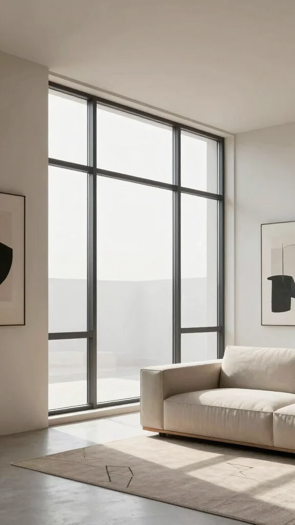 11 Basement Egress Window Ideas for Safety, Light, and Natural Ventilation - 7. Minimalist Egress Windows 1