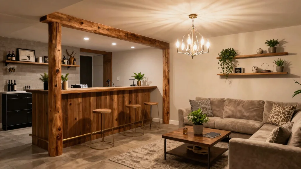 11 Basement Pole Cover Ideas for a Stylish Seamless Lower Level Finish