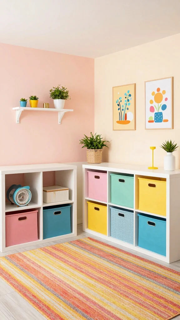 11 Basement Utility Room Ideas for a Tidy Functional Service Space - 6. Infuse Color with Paint and Décor 1