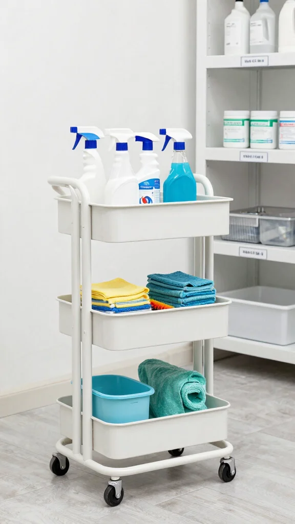 11 Basement Utility Room Ideas for a Tidy Functional Service Space - 9. Create a Cleaning Station 1