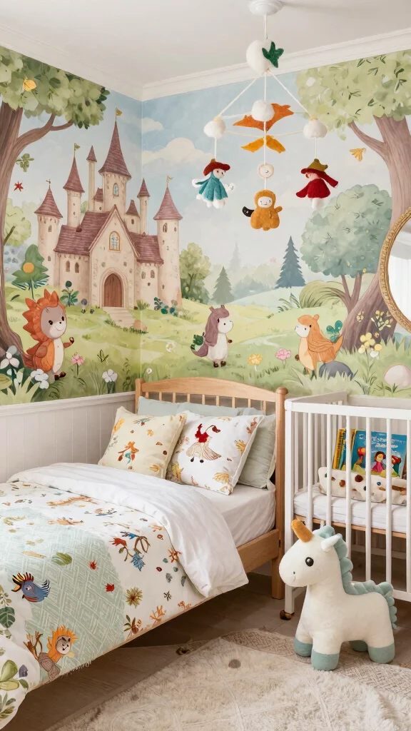 11 Boy Nursery Decor Ideas for a Playful Personalized Space - 10. Enchanted Fairy Tale 1