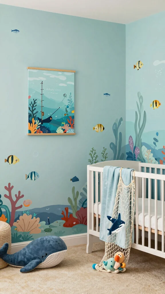 11 Boy Nursery Decor Ideas for a Playful Personalized Space - 3. Under the Sea Adventure 1