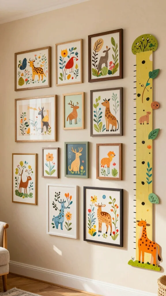 11 Girl Nursery Decor Concepts for a Dreamy Personalized Space - 2. Whimsical Wall Art 1