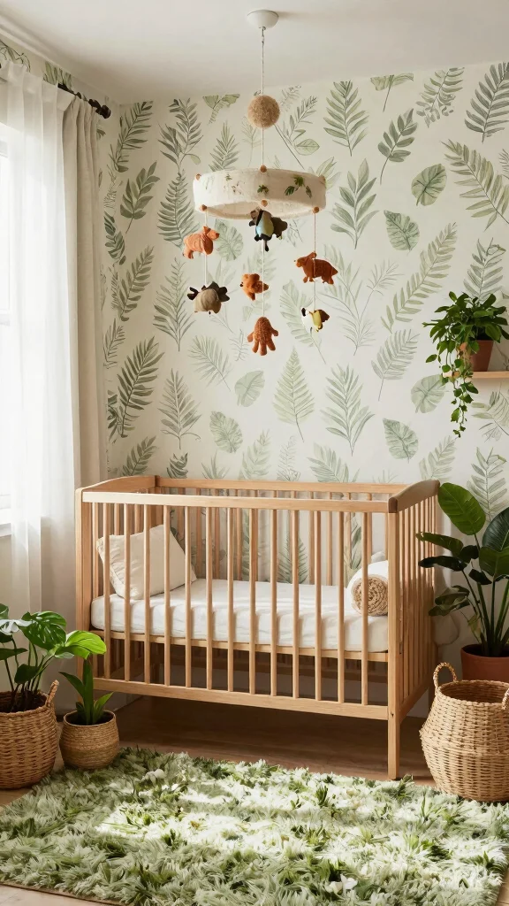 11 Girl Nursery Decor Concepts for a Dreamy Personalized Space - 3. Nature-Inspired Elements 1