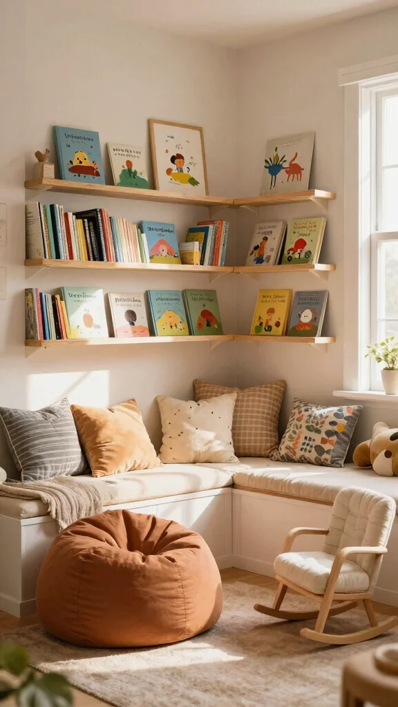 11 Girl Nursery Decor Concepts for a Dreamy Personalized Space - 5. Cozy Reading Nook 1