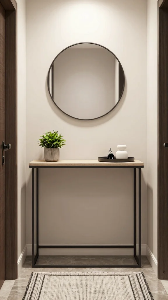11 Hallway Storage Room Ideas for a Tidy Welcoming Organized Entrance - 8. Use a Narrow Console Table 1