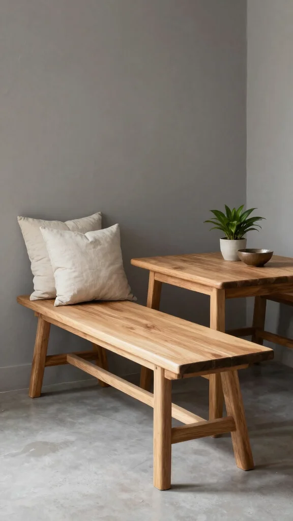 11 Japandi Storage Room Ideas for a Calm Minimal Natural Space - 3. Natural Wood Furniture for a Warm Touch 1