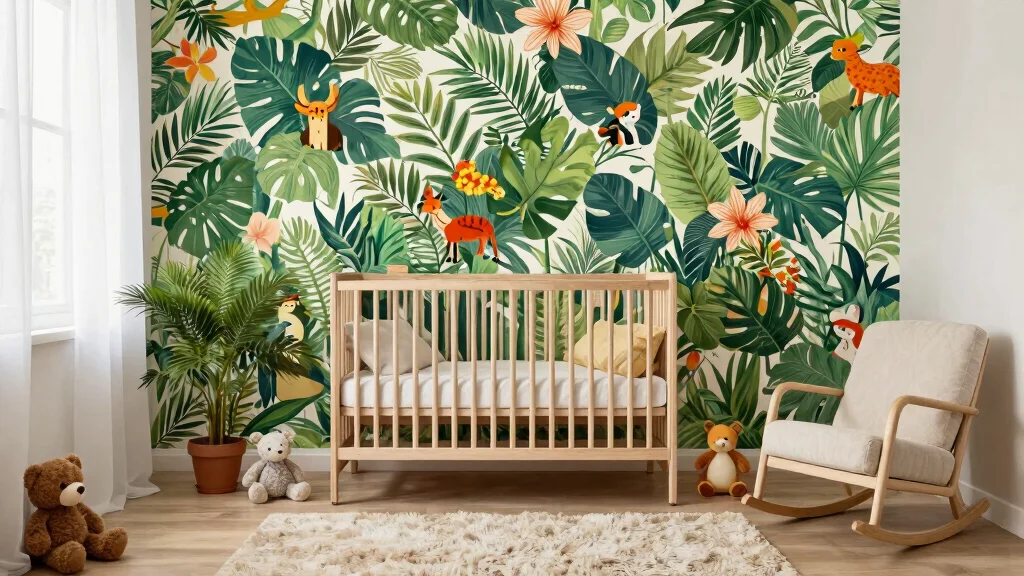11 Jungle Nursery Wallpaper Ideas for a Lush Tropical Baby Room