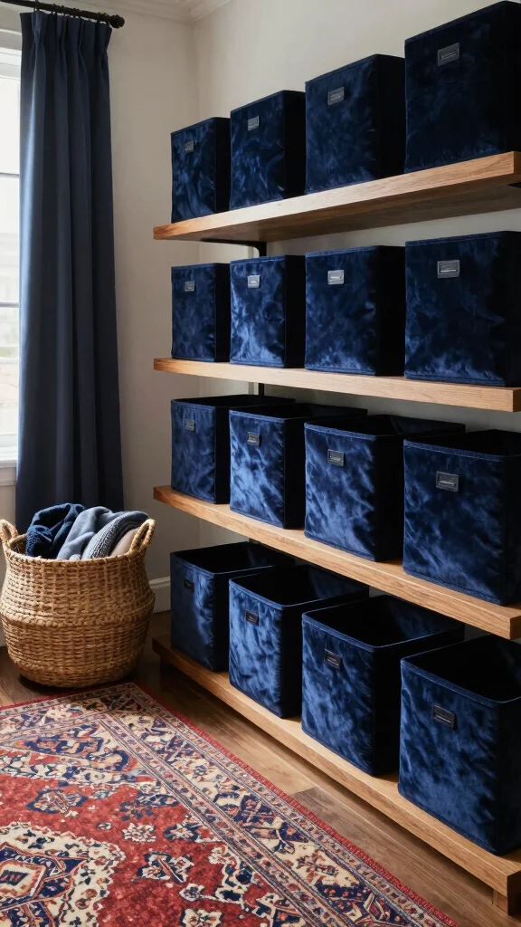 11 Luxury Storage Room Ideas for an Elevated Hotel-Worthy Organization - 2. Luxurious Textiles 1