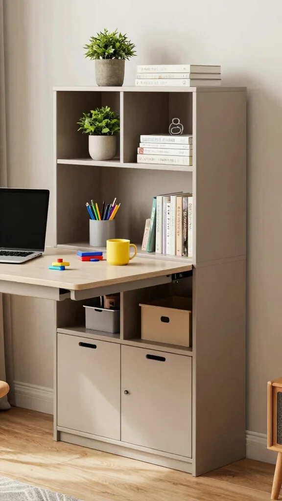 11 Storage Room Cabinet Organization Ideas for a Polished Functional Space - 1. Multi-functional Cabinets 1