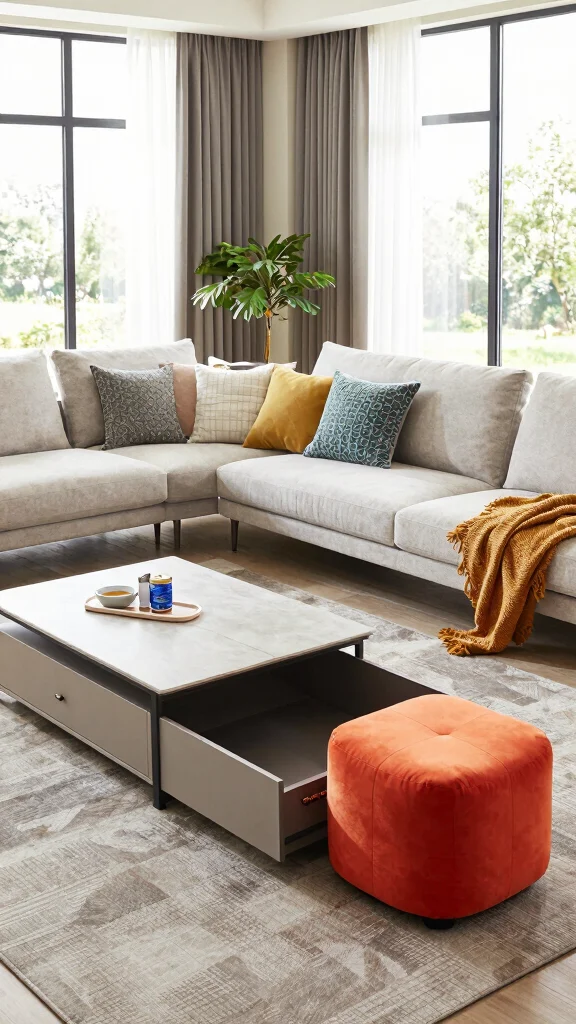 11 Storage Room Extension Ideas for Extra Space Without Moving Home - 2. Multi-Functional Furniture 1