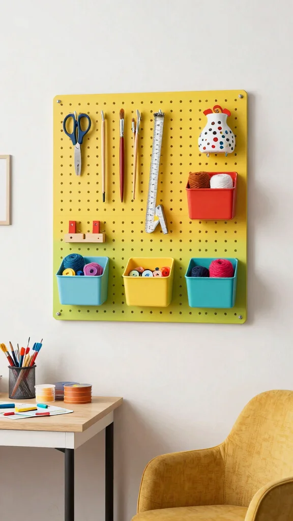 11 Storage Room Extension Ideas for Extra Space Without Moving Home - 5. Pegboards for Organization 1