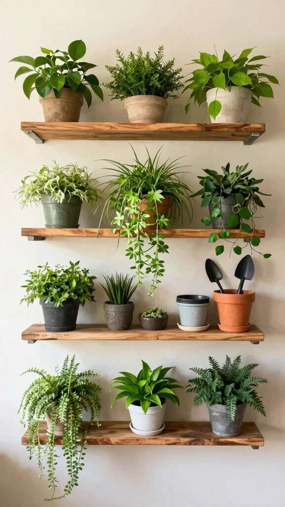 11 Storage Room Nook Ideas for a Compact Clever Hidden Storage Space - 11. Vertical Garden Storage 1