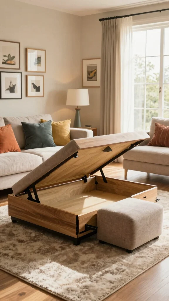 11 Storage Room Nook Ideas for a Compact Clever Hidden Storage Space - 3. Multi-Functional Furniture 1
