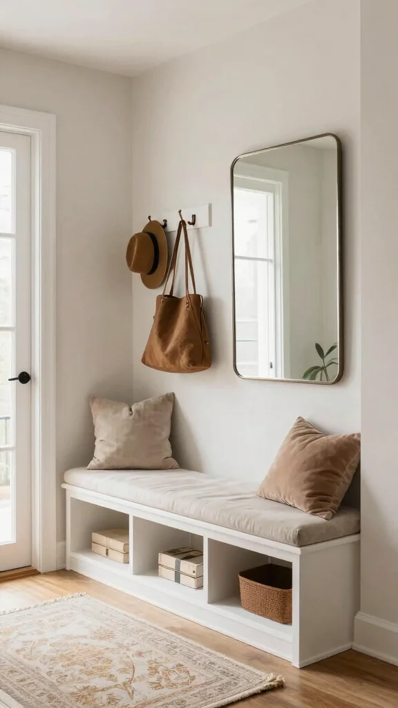11 Storage Room Nook Ideas for a Compact Clever Hidden Storage Space - 7. Built-In Bench with Storage 1