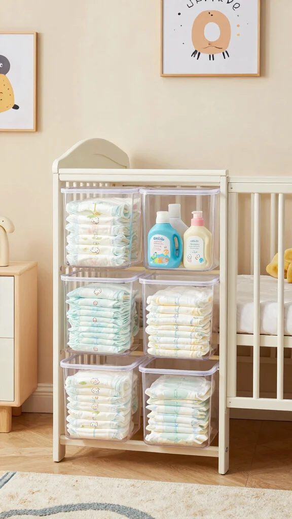 11 Storage Room Nursery Ideas for a Dual-Purpose Baby and Storage Space - 10. Under-Crib Storage Solutions 1