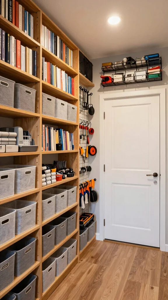 11 Storage Room Remodel Ideas for a Functional Beautiful Transformation - 5. Vertical Space Utilization 1