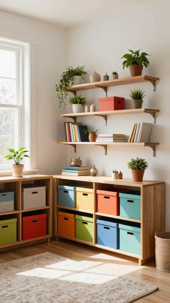 11 Storage Room Renovation Ideas for a Refreshed Organized Space - 1. Embrace Open Shelving 1