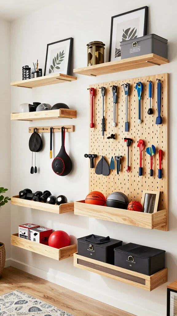 11 Storage Room Renovation Ideas for a Refreshed Organized Space - 8. Use Wall Space Wisely 1