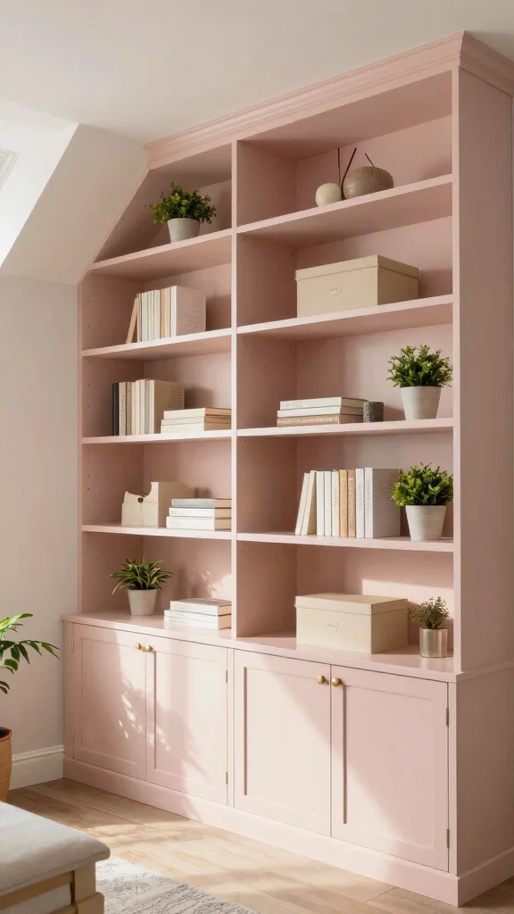 12 Attic Storage Room Ideas for a Tidy Accessible Well-Organized Space - 1. Create Custom Shelving 1