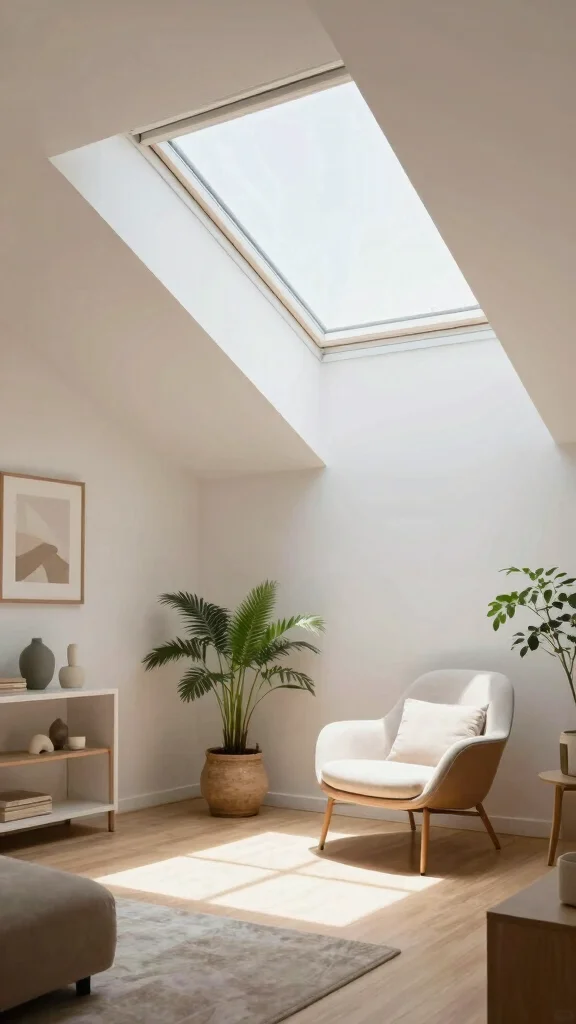 12 Attic Storage Room Ideas for a Tidy Accessible Well-Organized Space - 10. Install a Skylight 1