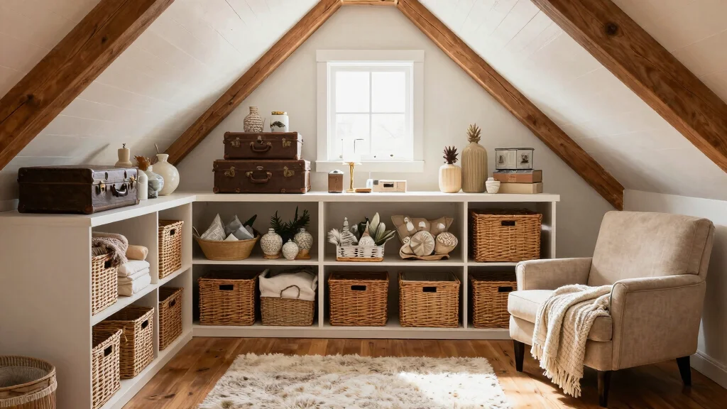 12 Attic Storage Room Ideas for a Tidy Accessible Well-Organized Space