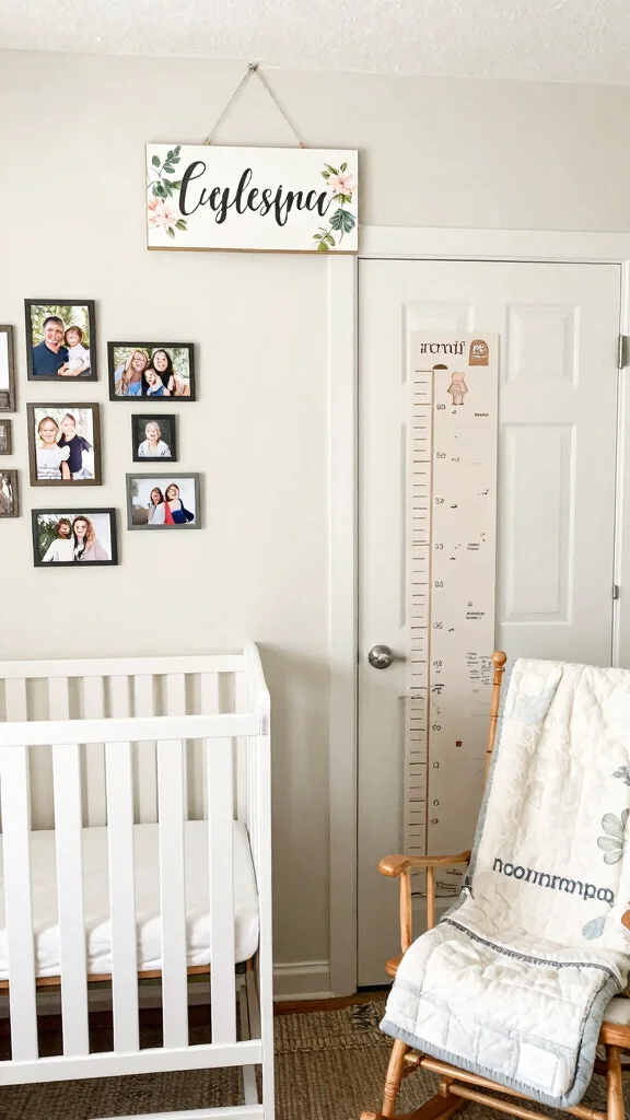 12 Baby Girl Nursery Ideas for a Sweet Stylish Baby Room - 7. Personalized Touches 1