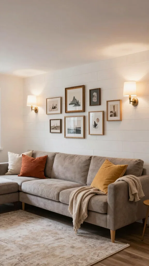 12 Basement Accent Wall Ideas for Color, Texture, and Drama - 2. Textured Wall Treatments 1