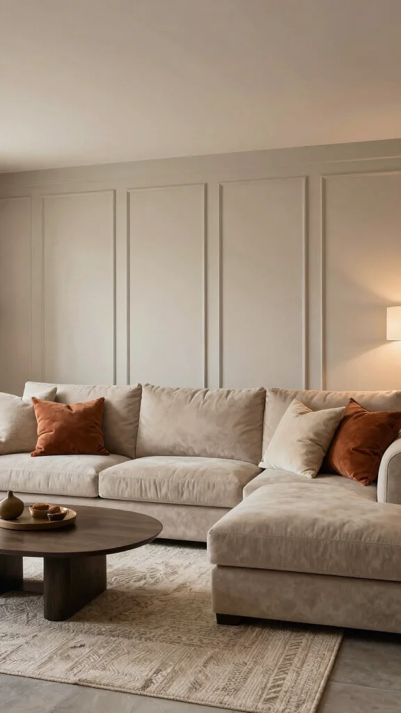 12 Basement Accent Wall Ideas for Color, Texture, and Drama - 8. Fabric Wall Panels 1