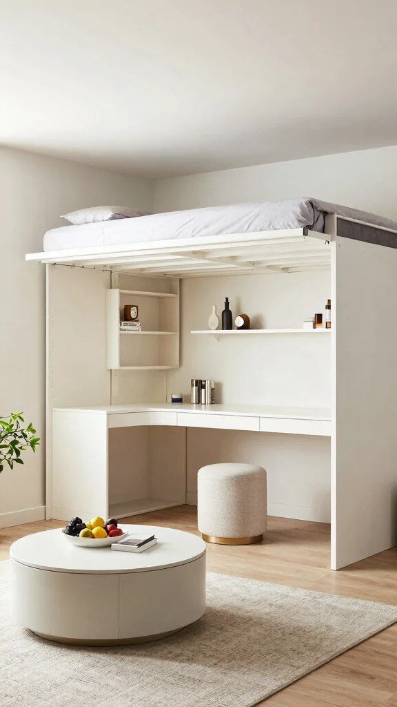 12 Basement Guest Bedroom Ideas for a Welcoming Comfortable Space - 3. Utilize Space-Saving Furniture 1