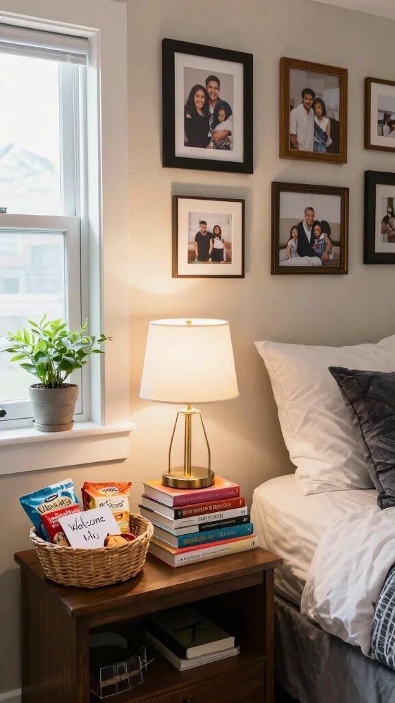 12 Basement Guest Bedroom Ideas for a Welcoming Comfortable Space - 6. Add Personal Touches and Accents 1