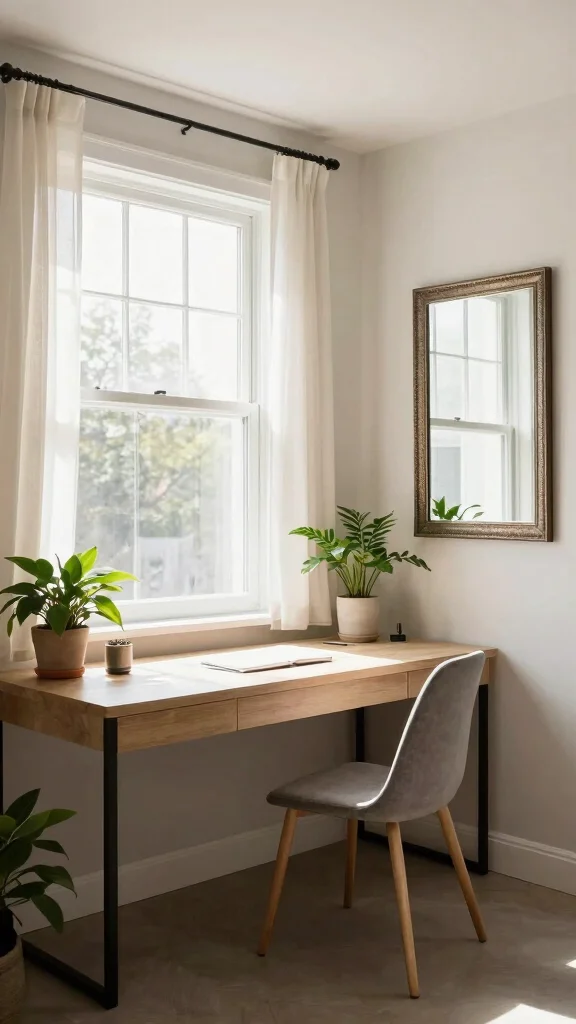 12 Basement Home Office Ideas for a Quiet Productive Workspace - 1. Embrace Natural Light 1
