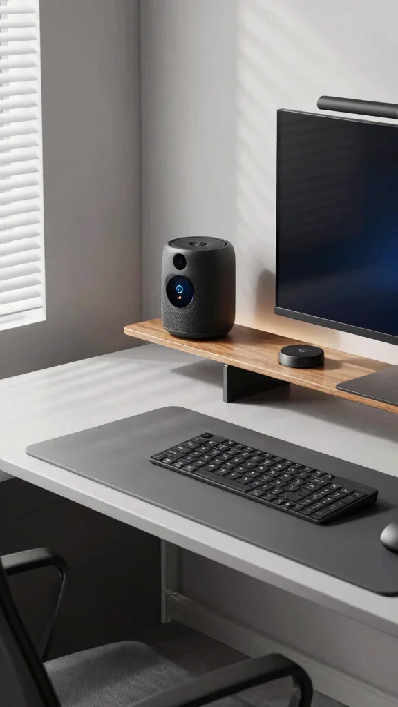 12 Basement Home Office Ideas for a Quiet Productive Workspace - 11. Use Technology Wisely 1