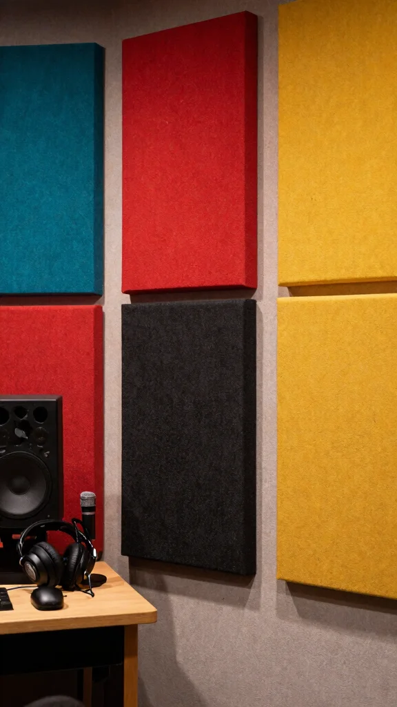 12 Basement Music Studio Ideas for a Soundproofed Creative Space - 1. Embrace Acoustic Panels for Professional Sound 1
