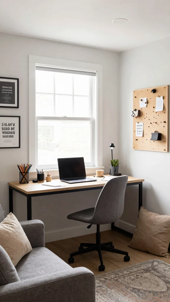 12 Basement Teen Hangout Ideas for a Cool Relaxed Retreat - 6. Study Nook: Focused and Functional 1