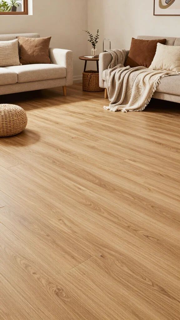 12 Basement Tile Floor Ideas for a Durable Beautiful Lower Level - 12. Eco-Conscious Wood-Look Tiles 1