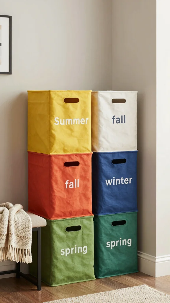 12 Entryway Storage Room Ideas for a Clutter-Free Welcoming Home - 10. Seasonal Storage Solutions 1