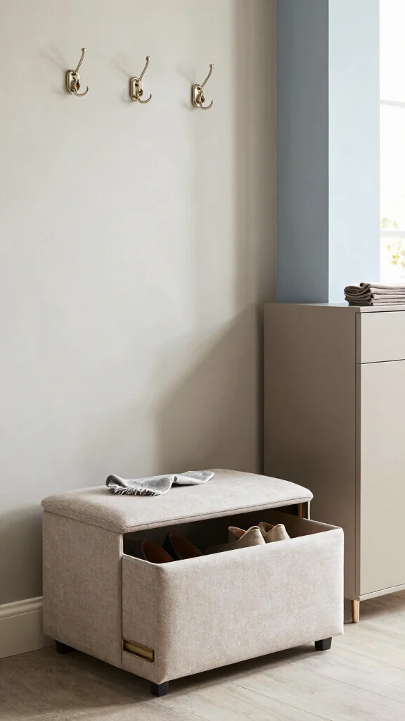 12 Entryway Storage Room Ideas for a Clutter-Free Welcoming Home - 6. Hidden Storage Solutions 1