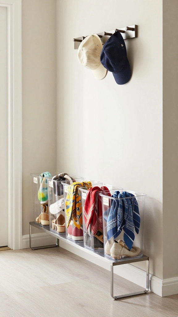 12 Entryway Storage Room Ideas for a Clutter-Free Welcoming Home - 8. Clear Storage Solutions 1