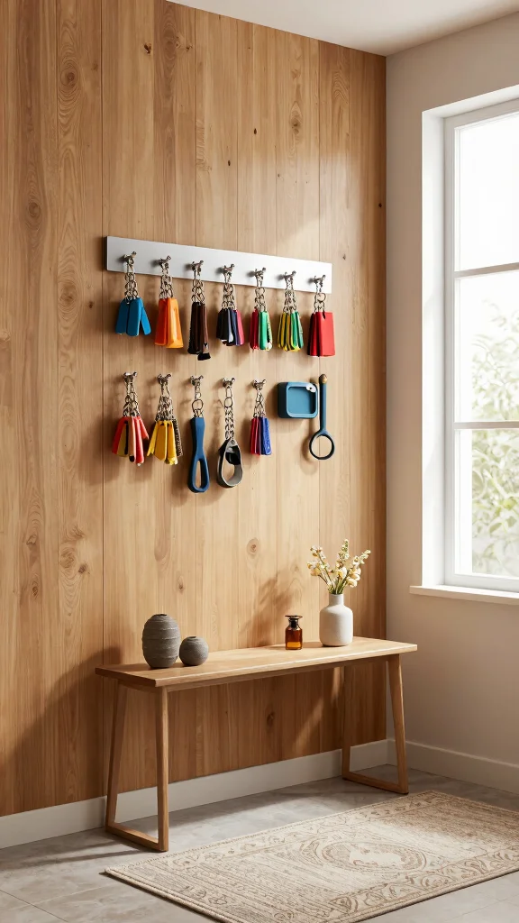 12 Entryway Storage Room Ideas for a Clutter-Free Welcoming Home - 9. Magnetic Storage Solutions 1
