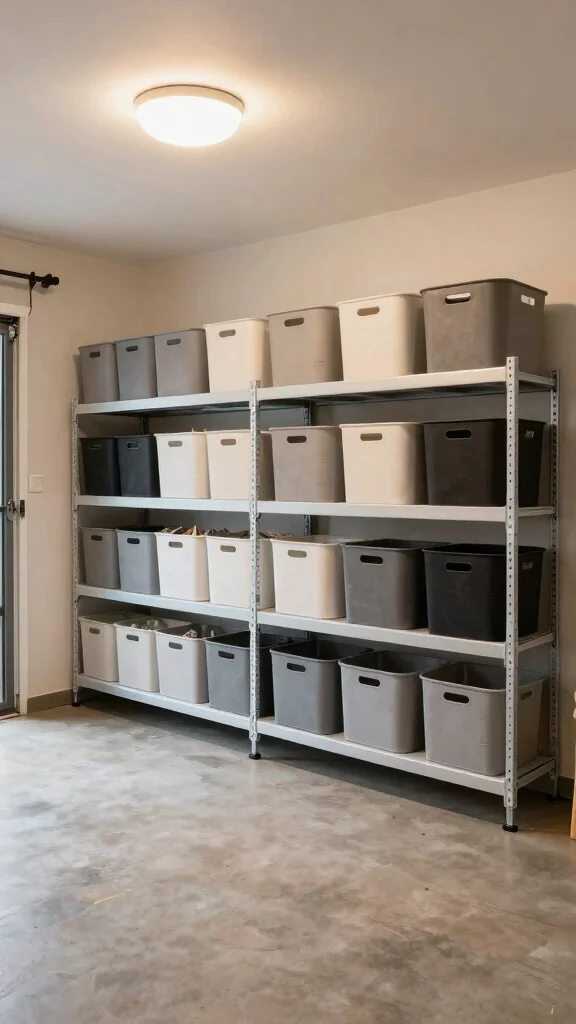12 Garage Storage Room Ideas for a Tidy Heavy-Duty Organized Space - 6. Overhead Storage Solutions 1