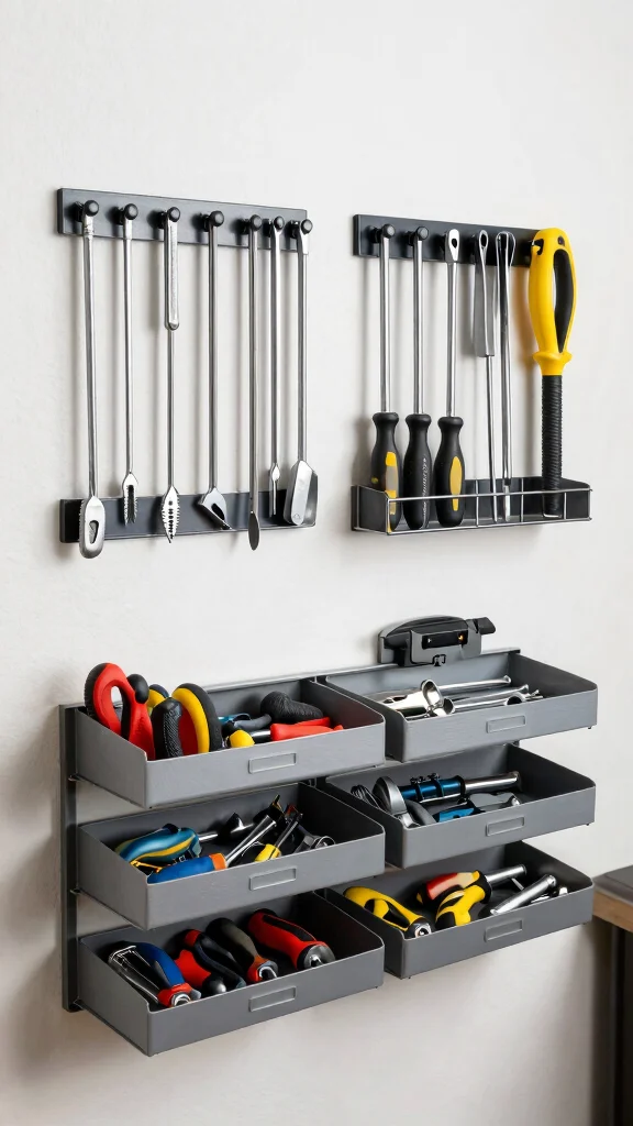 12 Garage Storage Room Ideas for a Tidy Heavy-Duty Organized Space - 9. Tool Organizers for Specific Needs 1