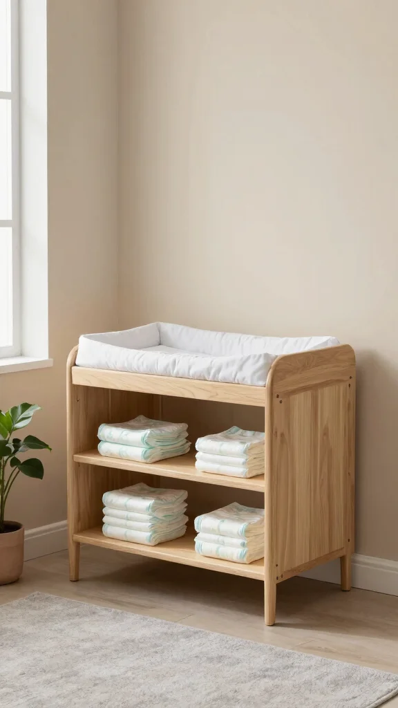 12 Nursery Changing Table Inspirations for a Safe Organized Stylish Space - 1. The Minimalist Dream 1