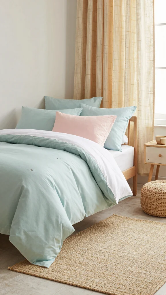 12 Nursery Furniture Layout Ideas for a Functional Beautiful Room - 10. Eco-Friendly Fabrics and Textiles 1
