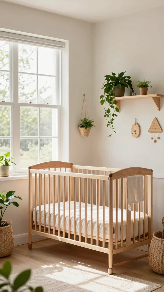 12 Nursery Furniture Layout Ideas for a Functional Beautiful Room - 6. Nature-Inspired Furniture Layout 1
