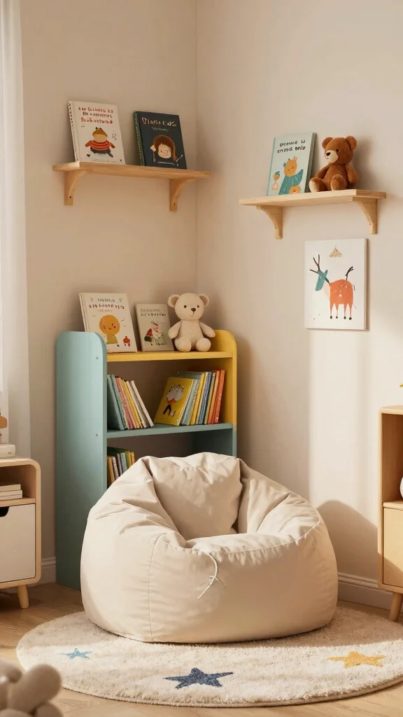12 Nursery Furniture Layout Ideas for a Functional Beautiful Room - 8. Cozy Reading Nook 1