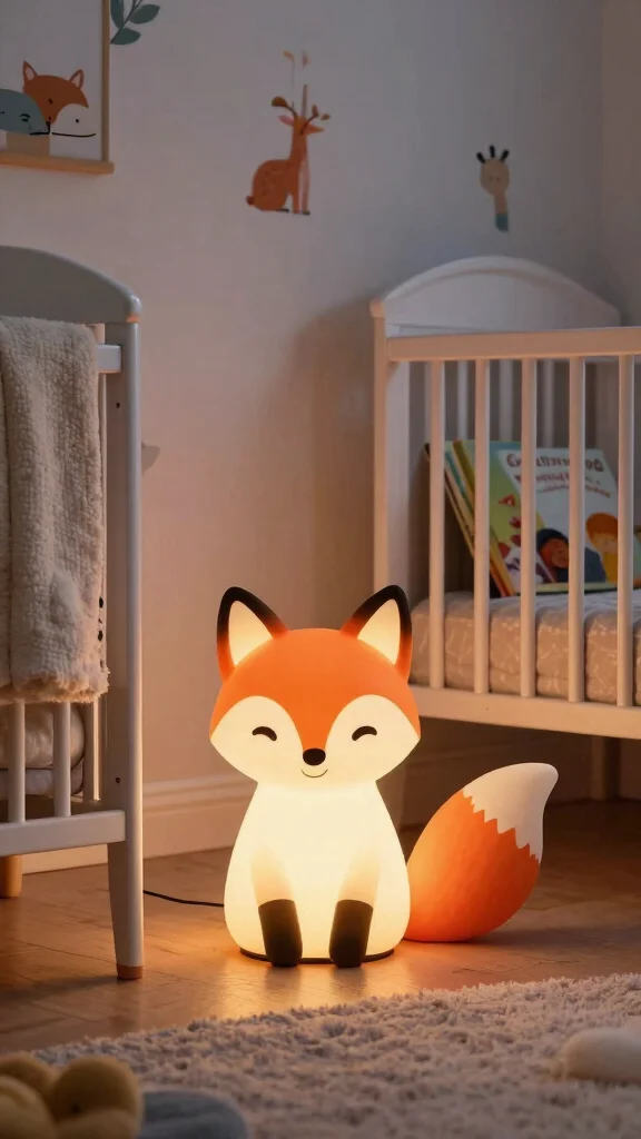 12 Nursery Light Fixture Ideas for a Beautiful Safe Baby Room Ceiling - 11. Night Lights with a Twist 1